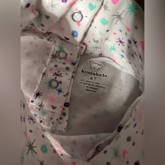 Size 4T Koala Kids Turtle Neck + Fleece Pants Set NWT - Picture 6 of 14